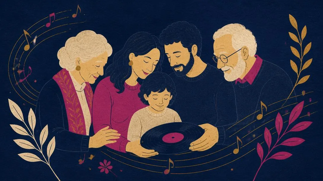 Ilustração representando laços de família